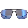 Produktbild: Lunettes de soleil Porsche Design P8919 D Gunmetal noir Strong Blue Blue Mirror