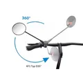 Produktbild: Fahrrad Spiegel Krampe universell 35 Grad konvex klappbar 360 drehbar KF1