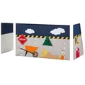 Produktbild: Hoppekids Vorhang für Spielbett 70x160  Construction , mehrfarbig , Maße (cm): B: 300 H: 72