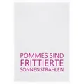 Produktbild: daslagerhaus living Spültuch Geschirrtuch Pommes sind frittierte Sonnenstrahlen