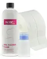 Produktbild: Nagelcleaner Spar Set | 1000ml Cleaner klar | Zelletten Tupfer + Dispenser blau