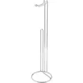Produktbild: MSV Toilettenpapierhalter Amy Stahl Ø 15 cm x 54 cm Chrom
