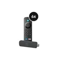 Produktbild: Amazon Fire TV Stick 4K Plus - Neueste Generation - Wi-Fi 6 und Alexa - 6er-Set