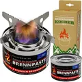 Produktbild: Eversmoke Notkocher für Brennpaste Spiritusbrenner/Kreuzständer, Set