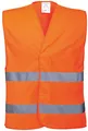 Produktbild: Portwest Zwei Reflex-Streifen Warnschutzweste, Größe: 4X/5X, Farbe: Orange, C474ORR4X/5X
