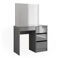 Produktbild: Vicco Schminktisch Sherry, Grau Hochglanz, 90 cm mit Spiegel