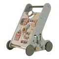 Produktbild: Little Dutch Laufwagen Schiebewagenmit Activity Spiel Board Holz Baby Kleinkind grün Bauernhof - Little Farm