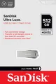 Produktbild: Sandisk USB 3.1 Stick 512GB, Ultra Luxe Typ-A, (R) 150MB/s, SecureAccess, Retail-Blister