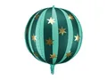 Produktbild: Runder Folienballon, Kugel, Ball mit Sternen, 75 cm, grün
