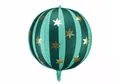 Produktbild: BALON FOLIOWY PIŁKA W GWIAZDKI 75 CM ZIELONA ZIELONY CYRK CYRKOWA URODZINY Party