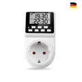 Produktbild: Digitale Zeitschaltuhr Steckdose 3 Programme Countdown 16A 3600W Innen