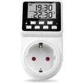 Produktbild: Digitaler Intervall-Timer Steckdose mit unendlichem Zyklus, 3 Programmen und ...