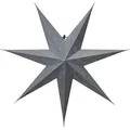 Produktbild: Papierstern -Decorus', handgeschöpftes Papier, silber-grau, Ø 75cm
