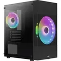Produktbild: AEROCOOL Atomic Lite G Schwarz (V2) - Box ohne Netzteil - Miniturm - M-ATX-Format