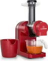 Produktbild: Klarstein Bella Elegance Saftpresse 200 W, Entsafter mit 400 ml, BPA-frei, rutschfester Standfuß, max. Dauerbetriebszeit: ca. 20 Minuten, einfache Reinigung, rot