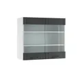 Produktbild: Vicco Glashängeschrank Fame-Line, Anthrazit/Weiß, 80 cm (1-St)