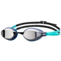 Produktbild: Arena Air-Speed Mirror Schwimmbrille für Erwachsene, Schwimmbrille mit Großen Verspiegelten Linsen, UV-Schutz, 3 Austauschbare Nasenstege, Air Seals Dichtungen, Anti-Beschlag-Beschichtung