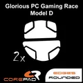 Produktbild: Corepad Skatez Glorious PC Gaming Race Model D Ersatz Mausfüße PTFE Teflon
