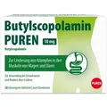 Produktbild: Butylscopolamin Puren 10 mg überzogene Tab. 20 St
