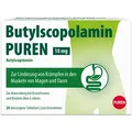 Produktbild: BUTYLSCOPOLAMIN PUREN 10 mg überzogene Tab. 20 St