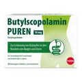 Produktbild: Butylscopolamin PUREN 10 mg 20 überzogene Tabletten bei Bauchkrämpfen - krampflösender Wirkstoff, schnelle Wirkung, gezielte Entspannung, für Magen & Darm, ab 6 Jahren