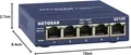 Produktbild: NETGEAR GS105GE 5-Port Unmanaged Gigabit Kupfer Switch Plug-and-Play 1000 MBit/s