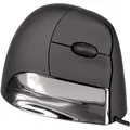 Produktbild: Evoluent VerticalMouse 4, ergonom. Maus, USB Kabel, Scrollrad, schwarz/silber 