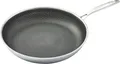 Produktbild: HENSSLERS Bratpfanne, Edelstahl (1-tlg), 3-Schicht Material, Wabenstruktur und Antihaftbeschichtung, Induktion