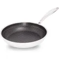 Produktbild: Henssler Schnelle Nummer Edelstahl-Pfanne, Ø 20 cm - Silber/Schwarz