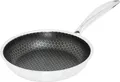 Produktbild: Henssler Edelstahlpfanne 20cm HSN | Bratpfanne Induktion | Antihaft | Backofenfest 230°C | Mehrschichtsystem
