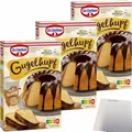 Produktbild: usy Bundle für Dr. Oetker Gugelhupf Rührkuchen Backmischung 3er Pack (3x525g Packung) + usy Block