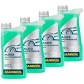 Produktbild: Kühlerfrostschutz MANNOL Hightec Antifreeze 4x 1 Liter Fertiggemisch -40°C grün