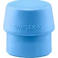 Produktbild: HALDER SIMPLEX Ersatzeinsatz TPE-soft blau 40mm