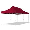 Produktbild: TOOLPORT 3x6m Aluminium Faltpavillon, ohne Seitenteile, rot - (600228)