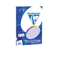 Produktbild: Clairefontaine 4152C - Ries Druckerpapier / Kopierpapier Clairalfa PPP, DIN A4, 160g, 50 Blatt, Lila, 1 Ries