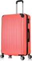 Produktbild: Flexot® F-2045 Koffer Reisekoffer Hartschale Hardcase Doppeltragegriff mit Zahlenschloss Gr. XL Farbe Neon-Orange