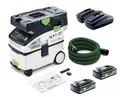 Produktbild: FESTOOL CLEANTEC CTMC MIDI I-Basic Akku-Absaugmobil + 2 Akku 4,0Ah + Doppellader