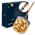Produktbild: Blumtal Pizzaschieber Pizzaschaufel mit großer Fläche und abnehmbaren Griff, 30,5cm x 30,5cm 85 cm