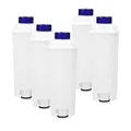 Produktbild: 5 x Filter für Kaffeevollautomaten/Kaffeemaschinen von DeLonghi wie Combi/ECAM/Espresso/Prima Donna VonBueren | Wasserfilter