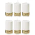 Produktbild: Wenzel Pure Kerze Safe Candle 13x7cm Natural, weiß (6 Stück)