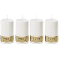 Produktbild: Wenzel Pure Kerze Safe Candle 13x7cm Natural, weiß (4 Stück)