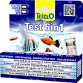Produktbild: Tetra Test 6in1 - Wassertest für das Aquarium, schnelle und einfache Überprüfung der Wasserqualität, 1 Dose (25 Teststreifen)