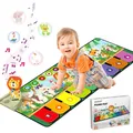 Produktbild: Musikmatte für Kinder ab 1 Jahr, Spielzeug mit 19 Liedern & 10 Tieren, Klavie...