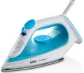 Produktbild: Braun Dampfbügeleisen TexStyle 1 SI 1050 BL - 2.000 W, 120 g Dampfstoß, 220 ml Wassertank, 2000 W, 25 g Dampfmenge, SuperCeramic Bügelsohle, 35 Sek. Aufheizzeit