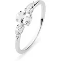 Produktbild: CHRIST Silberring CHRIST Damen-Ring 925er Silber, recycelt Zirkonia, Zirkonia silberfarben 50