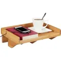 Produktbild: Relaxdays Bettablage Bambus zum Anklemmen Natur 9,5 cm x 33 cm x 24 cm
