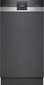 Produktbild: Siemens SR55ZS10ME - iQ500 Teilintegrierter Geschirrspüler mit 5 Jahre Garantie, Gebürsteter Stahl, Besteckschublade, 45 cm
