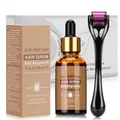 Produktbild: Dermaroller Set 0,5 mm Microneedling Hautroller mit Haarwachstum Serum 30 ml