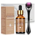 Produktbild: Dermaroller Set 0,5mm Microneedling Haarserum Anti-Haarausfall Pflege