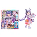 Produktbild: Rainbow High Winter Wonderland - Violet (Lila) - 28 cm Modepuppe, mit verstecktem magischem Schnee, der Sich mit Wasser aufbläst, mit Schneemann-Set, geeignet für Kinder von 4-12 Jahren und Sammler